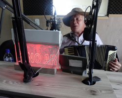 Antonio Calixto apresenta sua música e conta causos na 1ª Semana Cultural Turvo Ativo