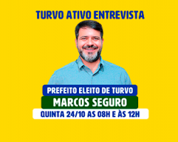 Ouça a entrevista com o prefeito eleito de Turvo Marcos Seguro